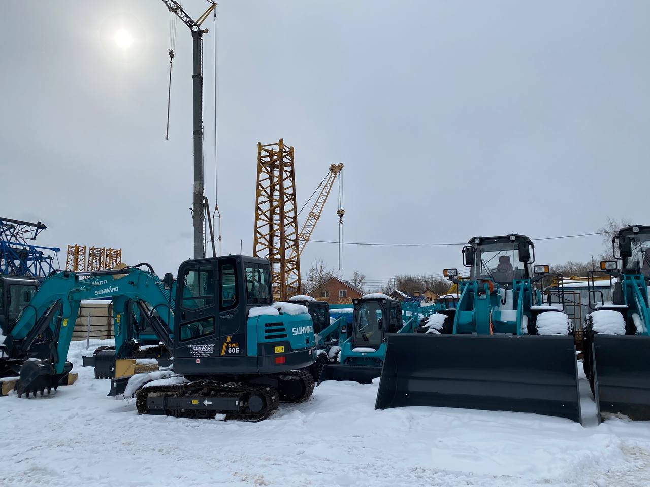 Маленький экскаватор SWE60E