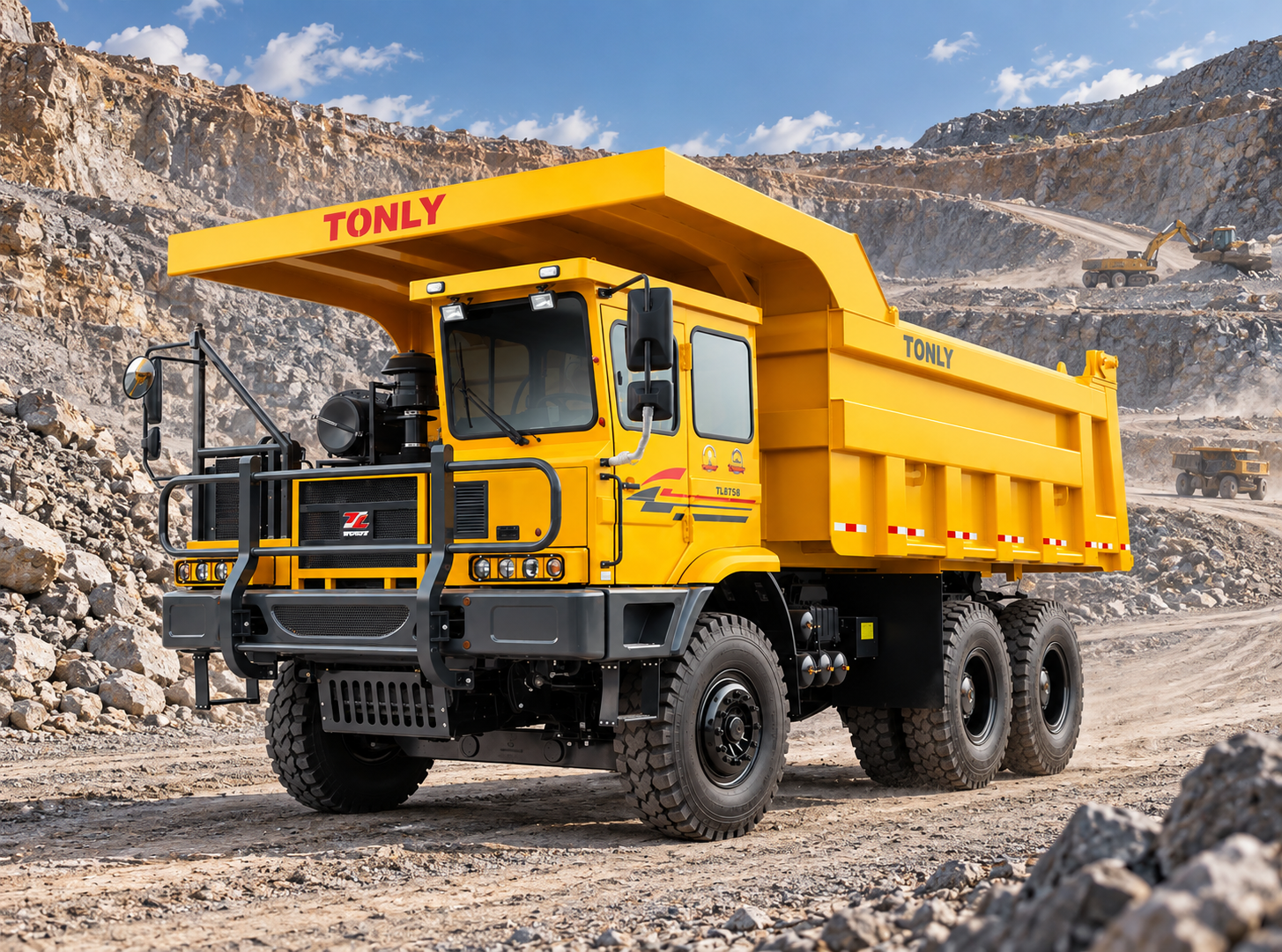 TONLY TL875K — карьерный самосвал 60 тонн