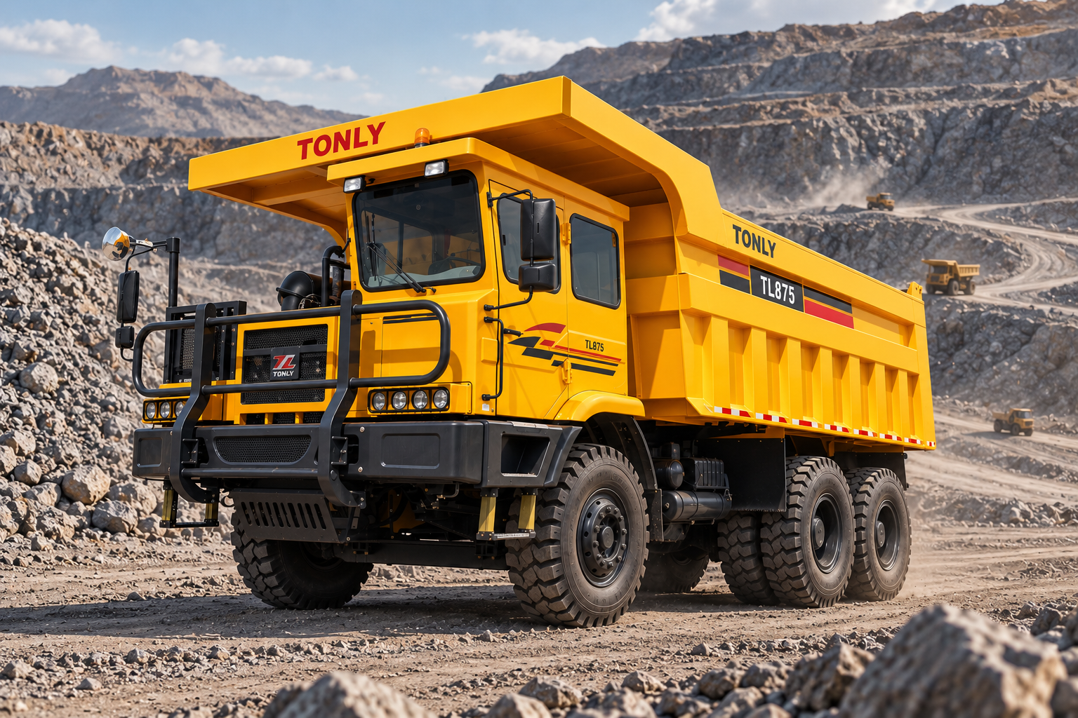 TONLY TL875B — карьерный самосвал 60 тонн