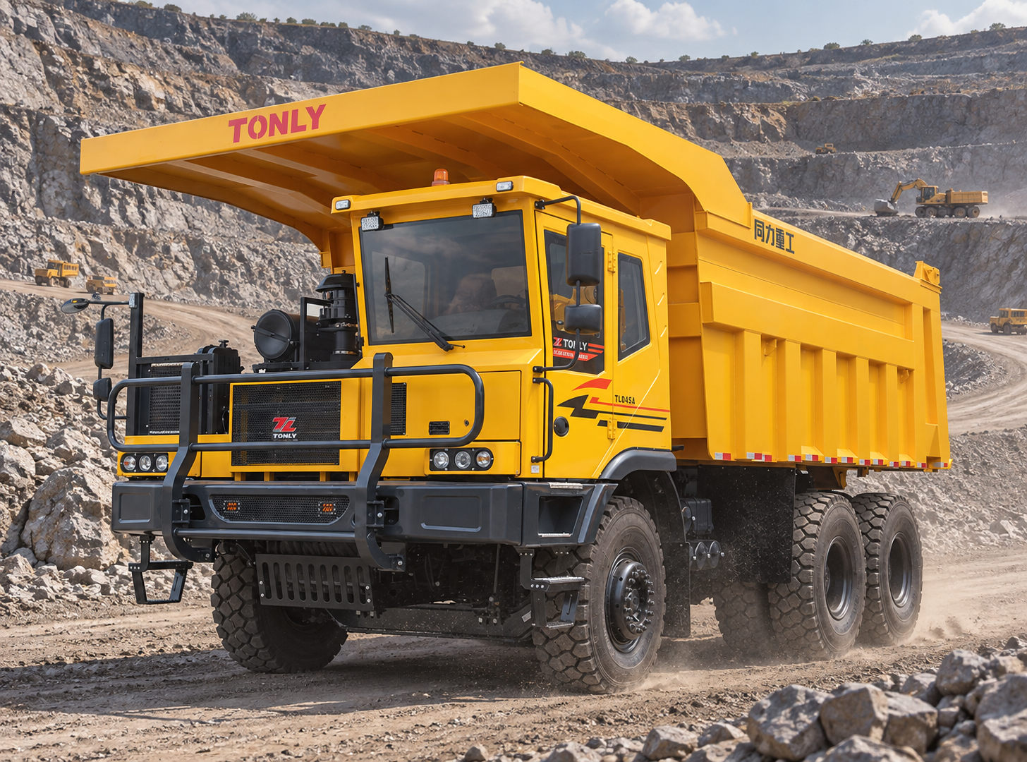 TONLY TL885A | карьерный самосвал 70 тонн