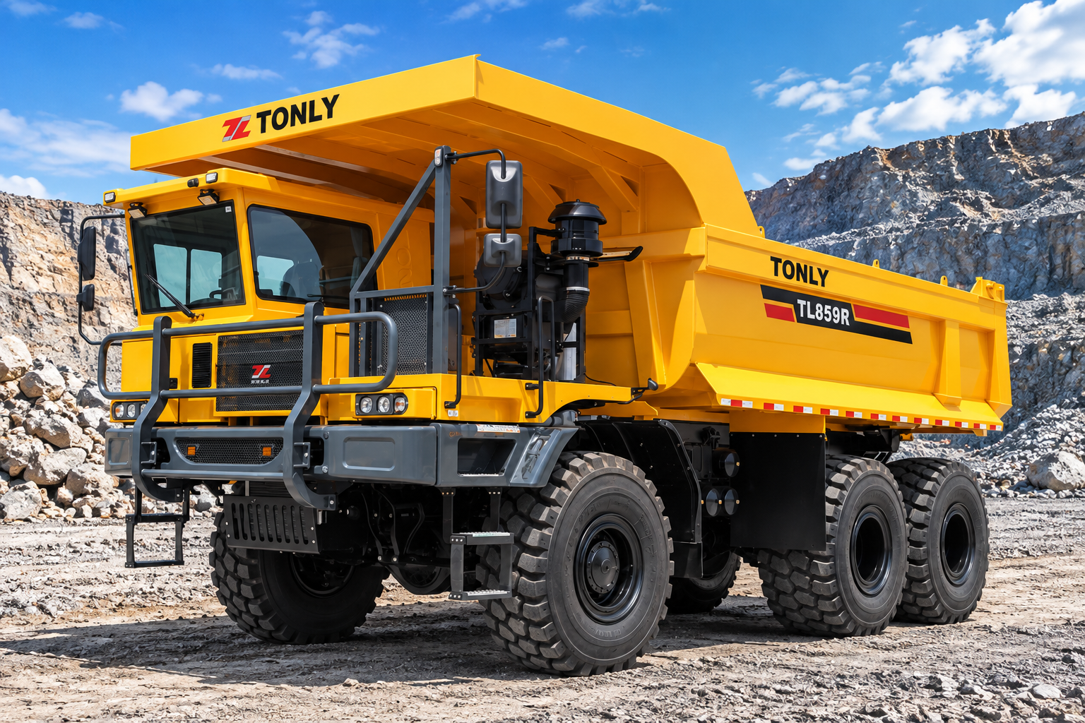 TONLY TL859R — карьерный самосвал 40 тонн 6×6